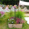 Scendor 3-Panel Folding Garden Trellis 45.3" H x 9.6" W,