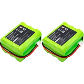 BUSFUIVA (2 Pack) Updated 2gig Control Panel Security System Alarm Battery for BATT1X BATT2X BATT1 GC2 2GIG-CNTRL2 2GIG-CP2 GCKIT311 6MR2600AAY4Z 10-000009-001 10-000013-001 Linear PERS-4200