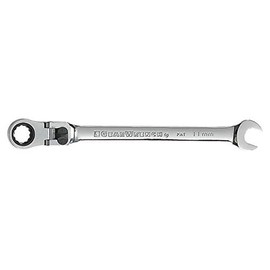 GEARWRENCH 12 Pt. XL Locking Flex Head Ratcheting Combination Wrench, 11mm - 85611