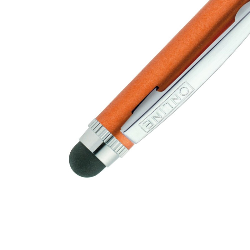 Online 31134/3D 3-Action Pen, 2-Colour Ballpoint Pen and Stylus Tip,