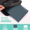 KONVINIT Document Folder A4 Document Bag Coloured Expanding Folder A4
