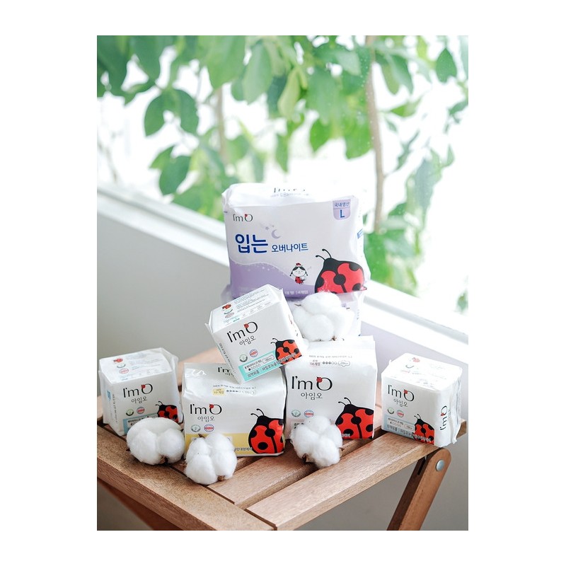 I'mO Organic Sanitary Napkin Small 5 Pack / 아임오 유기농