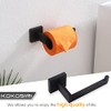 KOKOSIRI Juego de Accesorios de baño 4 Piezas Soporte para