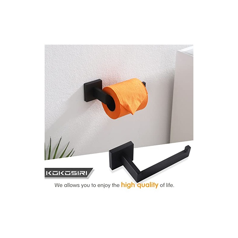 KOKOSIRI Juego de Accesorios de baño 4 Piezas Soporte para