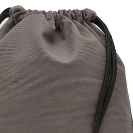 By Bers Leon Gym Bag, Large Zip Outer Pocket, Inner Pockets, Inner Pockets, Inner Pockets, Backpack Bag, Women's Men's Hipster Bag, Vegan Leather Gym Bag, Draw String, Grey_black_pu, Gym bag backpack