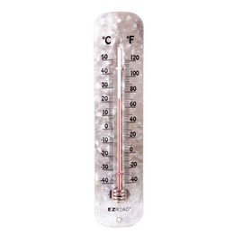 Headwind Consumer Products Antique Aluminum EZRead 840-0090 12" Metal Thermometer Antiq