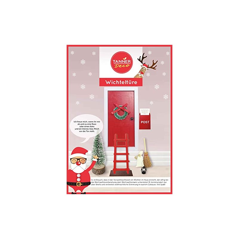 Christian Tanner Decorative Gnome Door / Elf Set / Elf