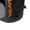 YakAttack 5L Roll-Top Drybag with Air Valve - Black Carbon