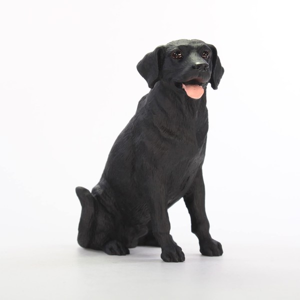 Black Lab Dog Figurine