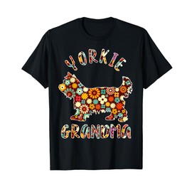 Funny Yorkshire Terrier Owner Yorkie Grandma Dog Grandma T-Shirt