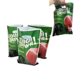 30PCS Football Candy Favor Bags Rugby Sports Goodie Gift Treat Bags for Rugby Football Themed Party Ideas Boys Kids Decoration Supplies