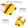 TEHAUX 3sets Wool Felt Bee Craft Small Bee Decorations Ideal
