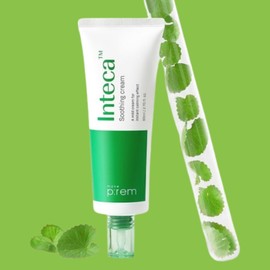 Makeprem Inteca Soothing Cream 80ml 1ea Cica Bottle Grass Teca Trouble Care Olive Young Moisturizing Cream / 진정크림 메이크프렘 인테카 수딩크림 80ml 1개 시카 병풀 테카 트러블케어 올리브영 수분크림