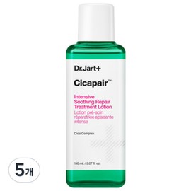 Dr. Jart Cicapair Intensive Soothing Repair Treatment Lotion, 150ml, 5 pcs / 닥터자르트 시카페어 인텐시브 수딩 리페어 트리트먼트 로션, 150ml, 5개