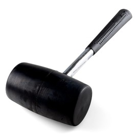 NAKA24 Rubber Hammer 65 mm | Hammer | Soft Hammer | Plaster Hammer | Steel + Plastic Hammer 0.7 kg