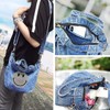 DIVA Rose Women's Tote Bag, Shoulder Bag, 2-Way, Denim, Small,