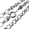 Necklace Real 925 Sterling Silver Filled Solid Belcher Rolo Boltring