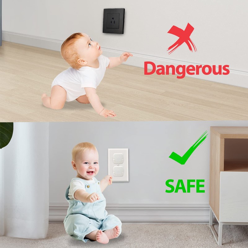 60pcs Outlet Covers Baby Proofing,Electrical Plug Covers for Protector Child