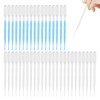 Focenat 100pcs Plastic Pipette Dropper, 3ml Disposable Dropper, Liquid Dropper