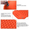 Camping Sleeping Pad Mat Foot Press Inflatable Cushion Mattress for
