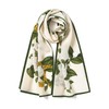 SHIROUYU 100% Mulberry Silk Women's 55”*14” Long Scarf Headscarf and