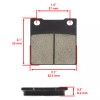 Celox Front Rear Brake Pads for Suzuki GSX1300RZ Hayabusa 1300