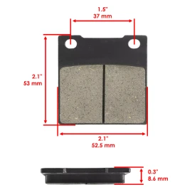 Celox Front Rear Brake Pads for Suzuki GSX1300RZ Hayabusa 1300 2004 2005 2006 2007
