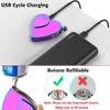 Electronic Lighter, Jet Flame Torch Lighter Electric Lighter Refillable Butane