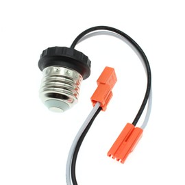 HAJXZH E26 Socket Adapter Medium Base Male Screw In Light Bulb Socket Pigtail Socket Adapter Base Male Screw-in Light Bulb Socket Pigtail Apply to LED Ceiling Lamp Downlight Shell Lamp