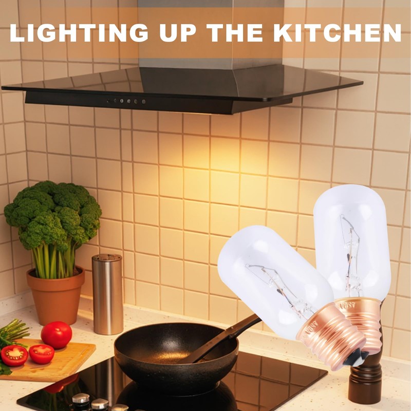 Wadoy Microwave Light Bulb Compatible with LG, Frigidaire, Kenmore, Whirlpool,
