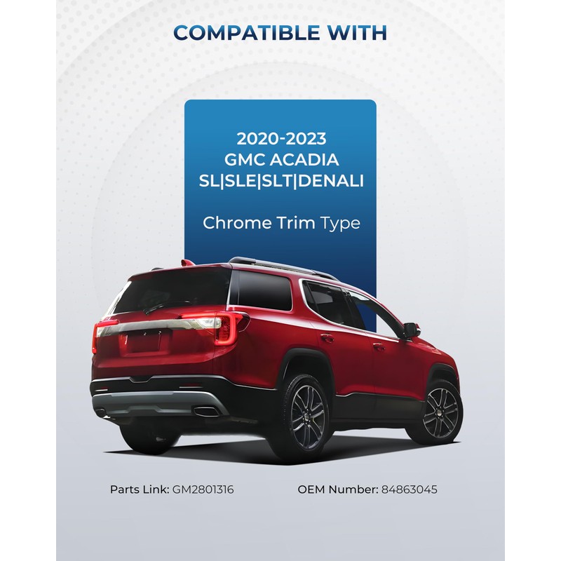 Chee Lyee LED Tail Lights Compatible with GMC Acadia SL