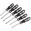 Draper 63590 Pound Thru Plain Slot Soft Grip Screwdriver Set,