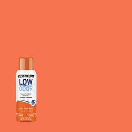 Rust-Oleum Low Odor Premium Spray Paint, 11 oz, Gloss Orange Soda