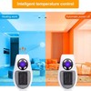 450W Mini Space Heater With Temperature Detection, Remote Wall Outlet