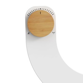 Bidet Attachment for Toilet UK Left - Left Hand Bidet Ultra-Slim Non-Electric Dual Nozzle (Frontal & Rear Wash) Adjustable Water Pressure, Water Bidet Toilet Seat Attachment(Bamboo)