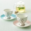 Narumi 95586-20861PAZ Cup and Saucer Set, 7.4 fl oz (210