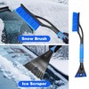 IUKUNNE Car Windscreen Scraper, Ice Scraper Car with Broom Car