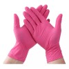 Estetica 100pcs Nitrilo Spa Estéticas Limpiezas Faciales Rosa