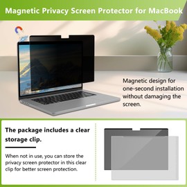 Magnetic Privacy Screen Protector for MacBook Pro 14 Inch (M1~M5, Pro/Max)