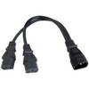 UPS Server C14 to 2 x C13 Y Splitter Adapter
