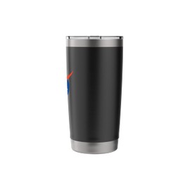 NASA Meatball Logo Retro Space Exploration Design Stainless Steel Insulated Tumbler