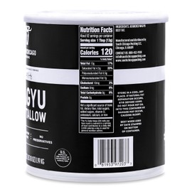South Chicago Packing Wagyu Beef Tallow, 42 Ounces, Paleo-friendly, Keto-friendly, 100% Pure Wagyu
