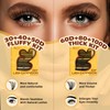 QUEWEL DIY-Lash-Extension-Kit, 3D-Lash-Clusters with 280PCS 30+40+50D EyeLashes Mixed 10-16mm Eyelash
