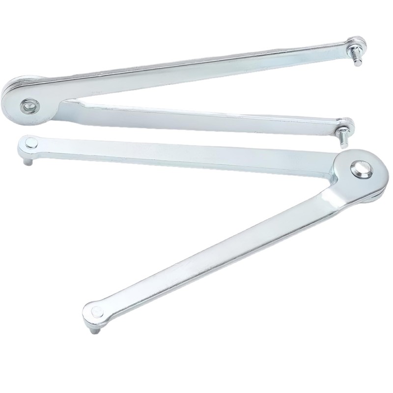 Adjustable Pin Spanner Wrench, Angle Grinder Locknut Tool for Backing