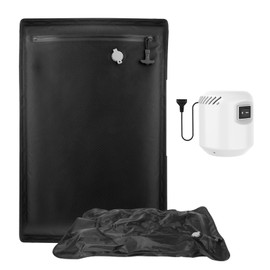 Puersit Vacuum Bags for Suitcases with Pump, Professional Reusable TPU Vacuum Bags for Clothes, Travel, IP67 Waterproof, Space-Saving for Moving, Travel, Hiking (50 x 70 cm, 1 Piece with Pump)