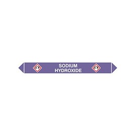 Caledonia Signs 59962 Sodium Hydroxide Flow Marker (Pack of 5)