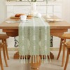Cenebonxy Rustic Boho Table Runner, Farmhouse Table Runners 72 Inches