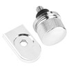 Chrome Rear Seat Bolt Tab Screw Mount Knob Cover Compatible