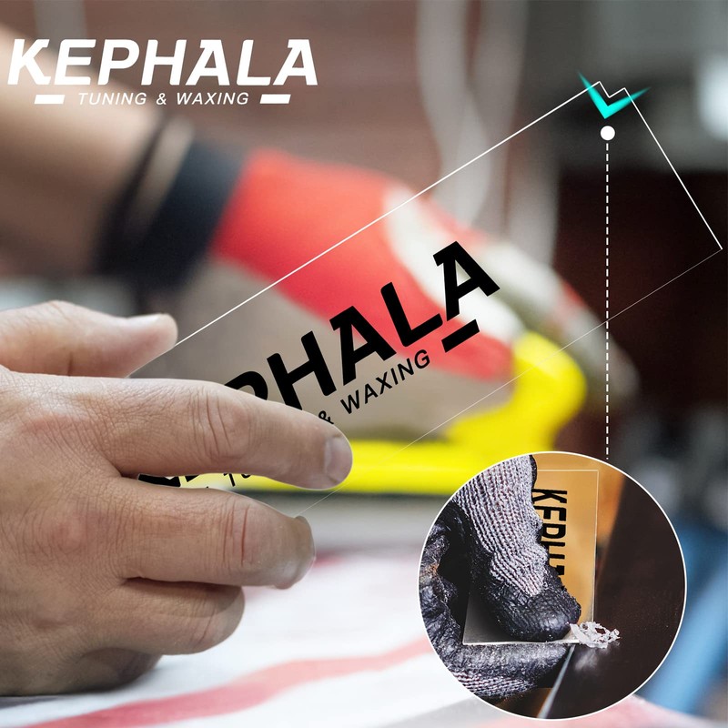 KEPHALA Ski Wax Scraper Heavy Duty Snowboard Wax Scraper with