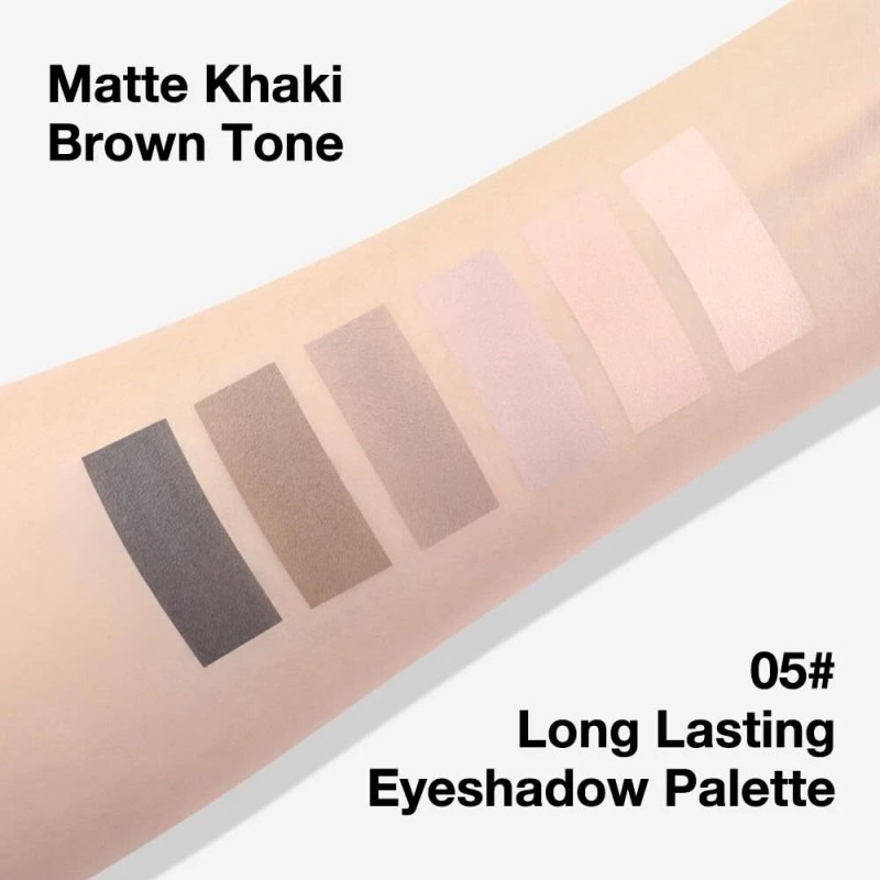 evpct 6 Color Mini Eyeshadow Makeup Palette for Natural Nude